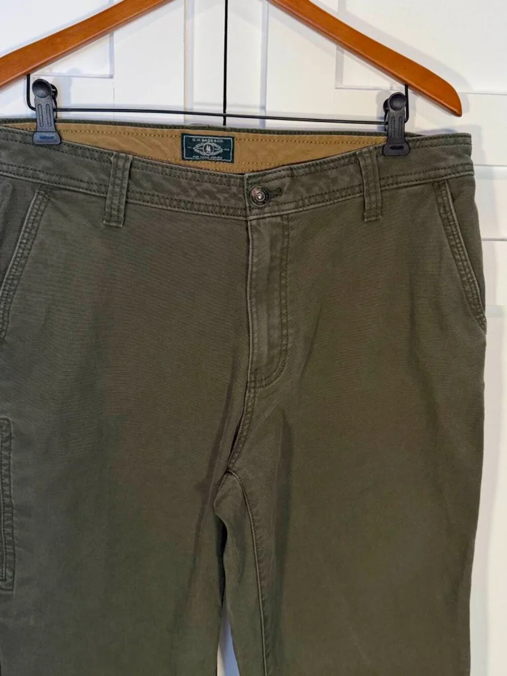 G.H. Bass & Co. Cargo Pants 34x30 Green Size 34